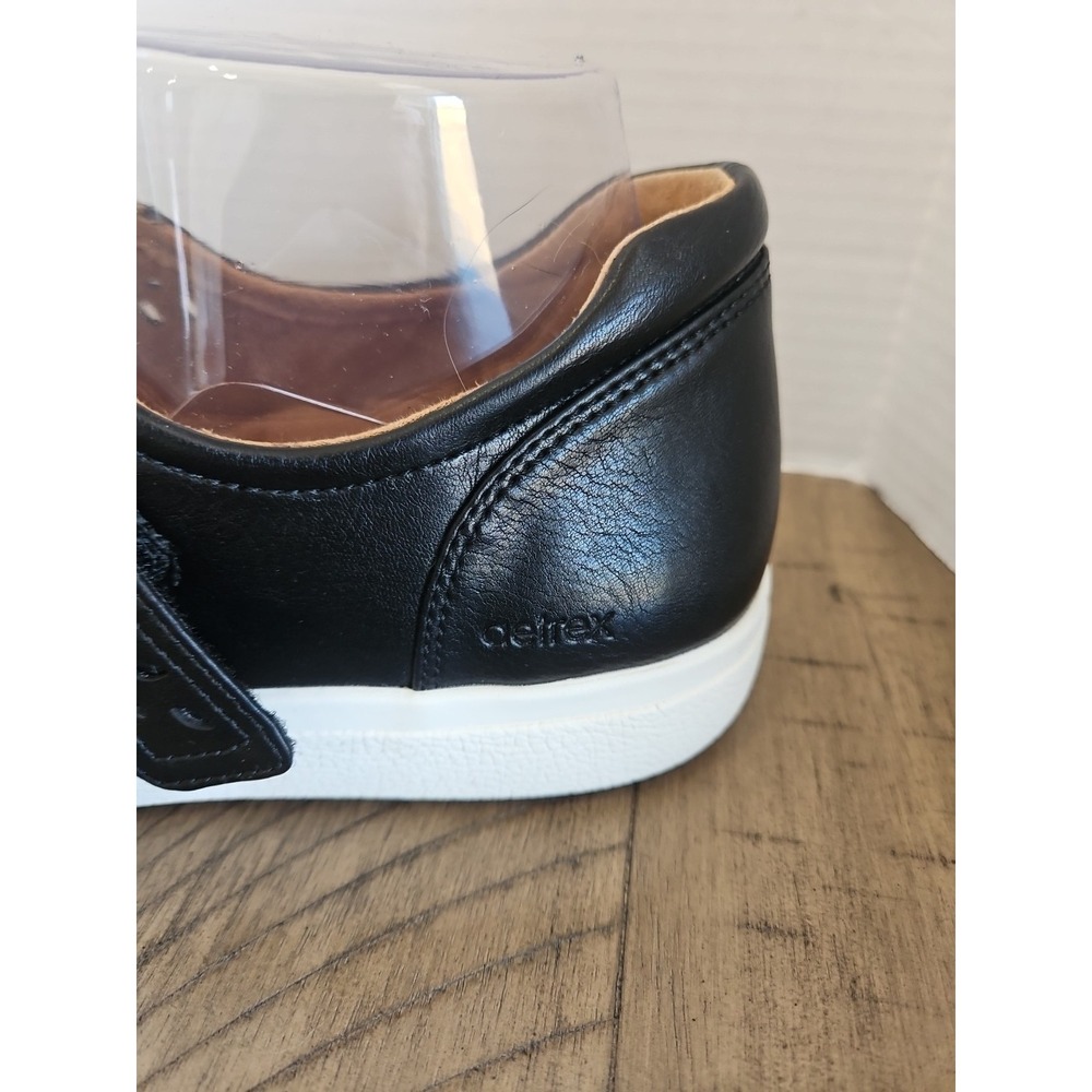 Aetrex Mary Jane Shoes 10.5 11 Black Women Emerson Cut Out Minimalist Preppy - Picture 5 of 14